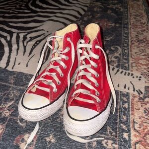 Red High-Top Converse